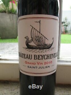 1 bouteille chateau beychevelle 2010 saint julien issu de la caisse d origine