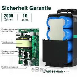166Wh Générateur Batterie Portable Groupe Eléctrogène Alimentation de Secours FR