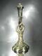 1900-10 France Grande Lampe Marronniers En Bronze Doré Et Perles Art Nouveau