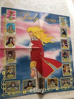 Album PANINI Lady Oscar + Poster Very rare Et Complet Comme Neuf