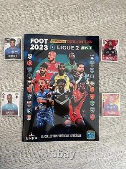 Album Panini Foot 2023 Ligue 2 BKT + Set Complet 300 Stickers (Rare)