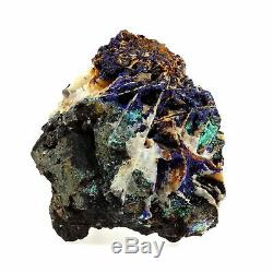 Azurite + Malachite. 1875.0 ct. Mont-Roc Mine, Tarn, France. Rare