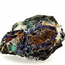 Azurite + Malachite. 1875.0 ct. Mont-Roc Mine, Tarn, France. Rare