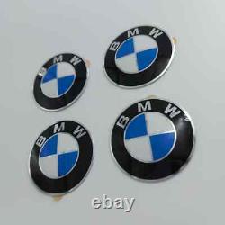 BMW 4x logo 36131181080 64.5 mm pour logos centre de roue oem d'origine
