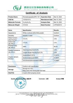 BPC-157 100mg pour 10ml Peptide Prêt à l'emploi 99,5% de pureté