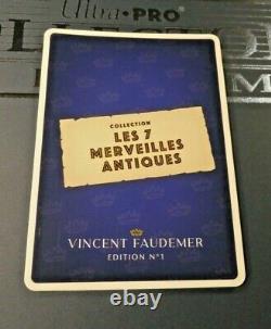 Babolex Les 7 Merveilles Antiques Vincent Faudemer Babar Card Carte 7/50 Mint