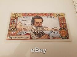 Billet 50 nouveaux francs Henry 4 du 6/7/1961 en super etat