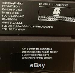 Blackberry Key2 64GB / 6GB Azerty France NEUF