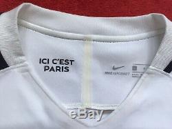 Bnwot Nike France Psg Paris 16/17 Third 3rd Verratti 6 Match Player Issue, L