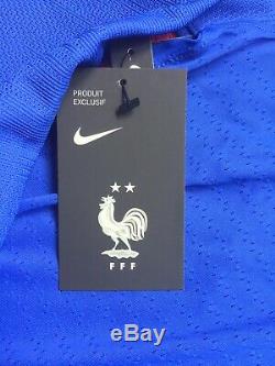 Bnwt Nike Fff Maillot Equipe France Centenaire 10 Mbappe Player Issue M Or XL