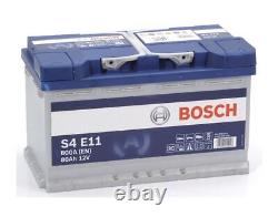 Bosch S4E11 Batterie de Voiture 80A/h-800A