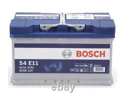 Bosch S4E11 Batterie de Voiture 80A/h-800A