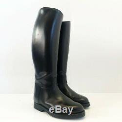 Bottes Weston French Police Boots Mollet XL Calf Eu41 Us8 Uk7.5 Rob Leather Bluf