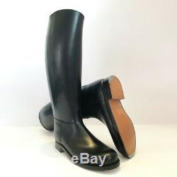 Bottes Weston French Police Boots Mollet XL Calf Eu43 Us9 Uk8.5 Rob Leather Bluf
