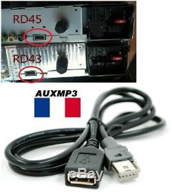 Cable USB PEUGEOT CITROEN AUTORADIO RT6 RD9 RD5 AUX USB PSA de France
