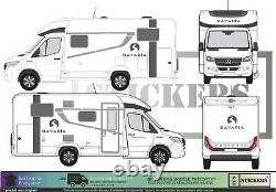 Camping-car BAVARIA stickers Complet Autocollants graphique vinyle motor home