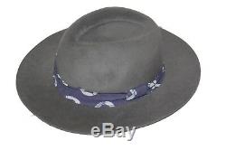 Chapeau Feutre LAROSE X Post Imperial Gris Grey Fedora Made in FRANCE T M