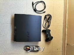 Console Sony PlayStation 3 160 GB Noir slim avec 3 jeux + manette d'origine neuf