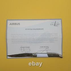 Couteau Forge De Laguiole France Airbus A350 20.5cm Fibre Carbone Collection