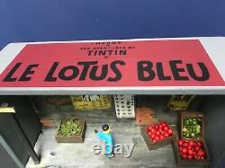 Diorama box TINTIN le lotus bleu no Pixi Aroutcheff Leblon