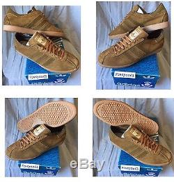 Ds Original Adidas Tobacco Brown Sneakers Terrace Collector Made In France Uk6,5