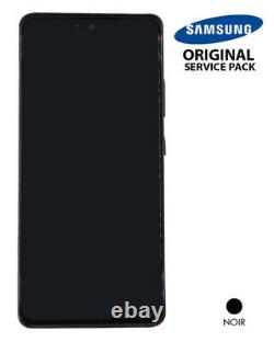 Ecran LCD + Vitre Tactile + châssis noir Samsung Galaxy A51 5G A516F