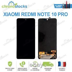 Ecran complet Original LCD vitre tactile pour Xiaomi Redmi Note 10 pro noir