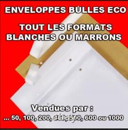 Enveloppes à Bulles ECO Matelassées Rembourrées 11 Formats économique Qualité FR