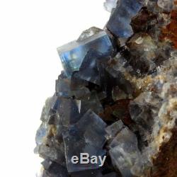 Fluorite bleu. 1065.0 ct. Mine de Padiès, Tarn, France. Ultra Rare