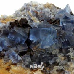 Fluorite bleu. 1065.0 ct. Mine de Padiès, Tarn, France. Ultra Rare