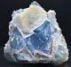 Fluorite & quartz 320 grammes Mont-Roc Mine, Tarn, France