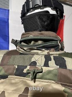 GILET DE COMBAT Légion Étrangère S3 Avec Plaques NIJ3A++ Et Kevlar NIJ3A