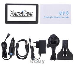 GPS Poids Lourd 7 Pouces NaviPro Camion Bus Camping Car Europe InfoTrafic A Vie