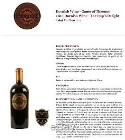Game of Throne Wine/Vins Rare/Collector Imp's Delight and Dornish Wine