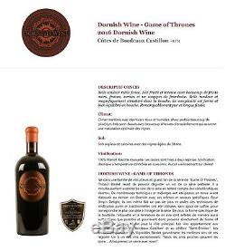 Game of Throne Wine/Vins Rare/Collector Imp's Delight and Dornish Wine