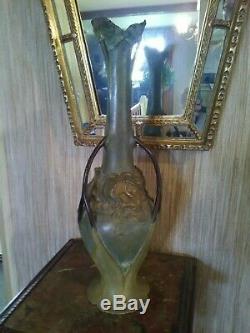 Grand Vase Art Nouveau signe maurel