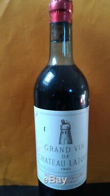 Grand vin chateau latour 1940 1er grand cru classé