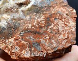 Hématite & jaspe rouge quartz 474 grammes Saphoz, Esmoulières, France
