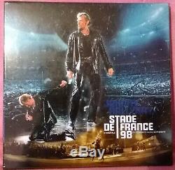 Johnny Hallyday, Stade de France 98 collector coffret 4 LP vinyl couleur