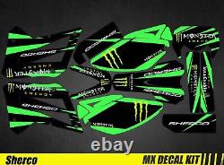 Kit Déco Moto pour / Mx Decal Kit for Sherco 50 Monster