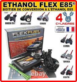 Kit Ethanol Flex 4 Cylindres, Boitier Ethanol E85 4 Cylindres Fabrique En France