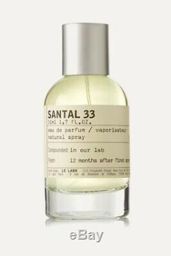 Le Labo Parfum 100ml 180 (Santal 33, Bergamote 22, Thé Noir 29.)