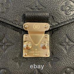 Louis Vuitton Pochette Métis Black Monogram Empreinte Leather