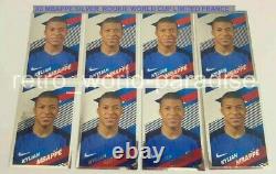 MBAPPE PANINI WORLD CUP RUSSIA 2018 Rookie x8 stickers NEW MINT 2018 RARE