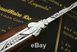 Magnifique Couteau Neuf Laguiole DAVID DAUVILLAIRE Bois de Fer D'Arizona 22cm