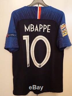 Maillot Collector Vaporknit Mbappé France Pays Bas 2 étoiles Ligue des Nations