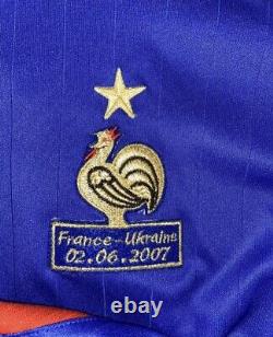 Maillot Jersey France Coupe Du Monde 2006 World Cup Porté Préparé Worn Govou 10