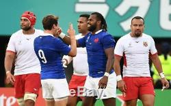 Maillot rugby FFR équipe de France pro word cup 2019 le coq sportif porte
