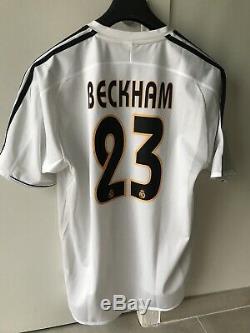 Maillot shirt REAL MADRID Beckham 2002-2003 Adidas BNWT (zidane france ronaldo)