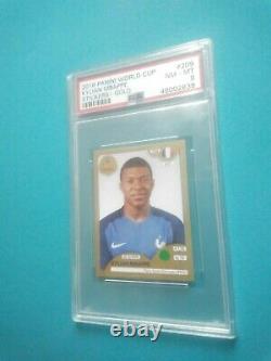 Mbappe Panini PSA 8 Gold coupe du monde Swiss Edition World Cup 2018 Russia